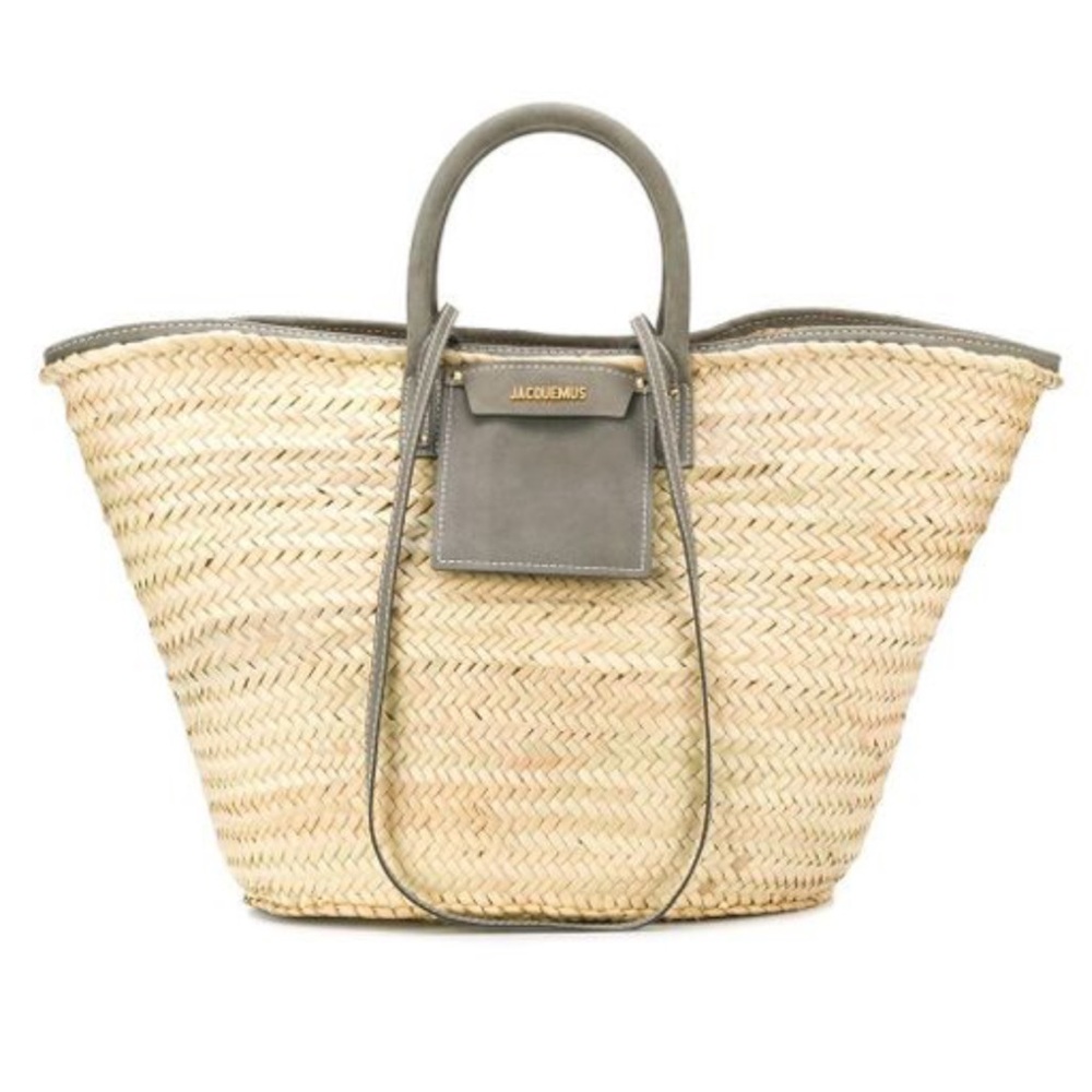 Jacquemus Gray Le Grand Panier Soleil Large Tote Bag - Picture 2 of 7